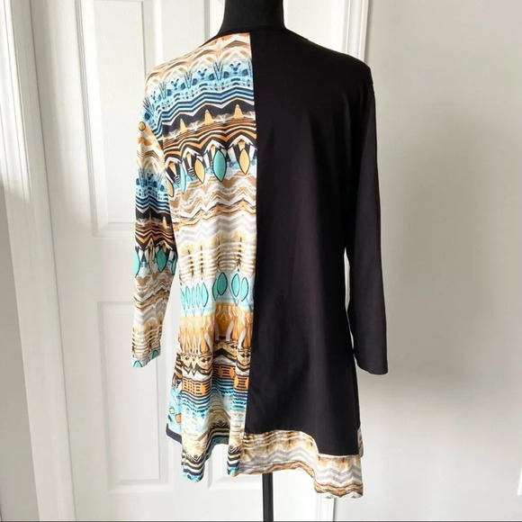 Parsley & Sage Asymmetrical Patchwork Tunics - Picture 3 of 14